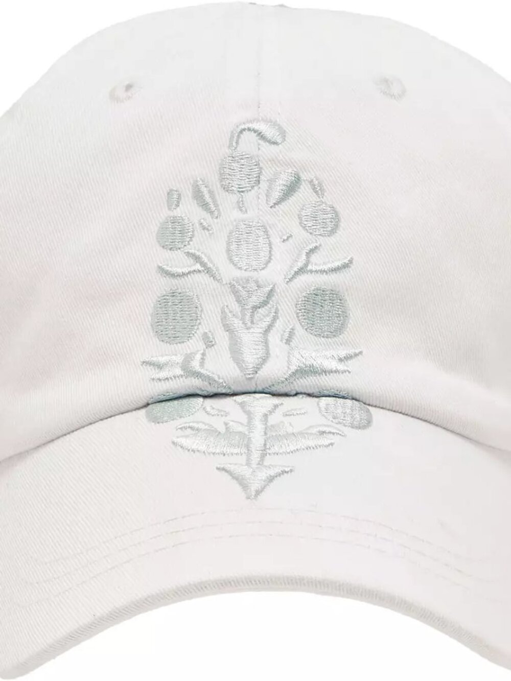 FP Movement Women's Big Buti Baseball Cap Hat White / Pistachio OS NWT